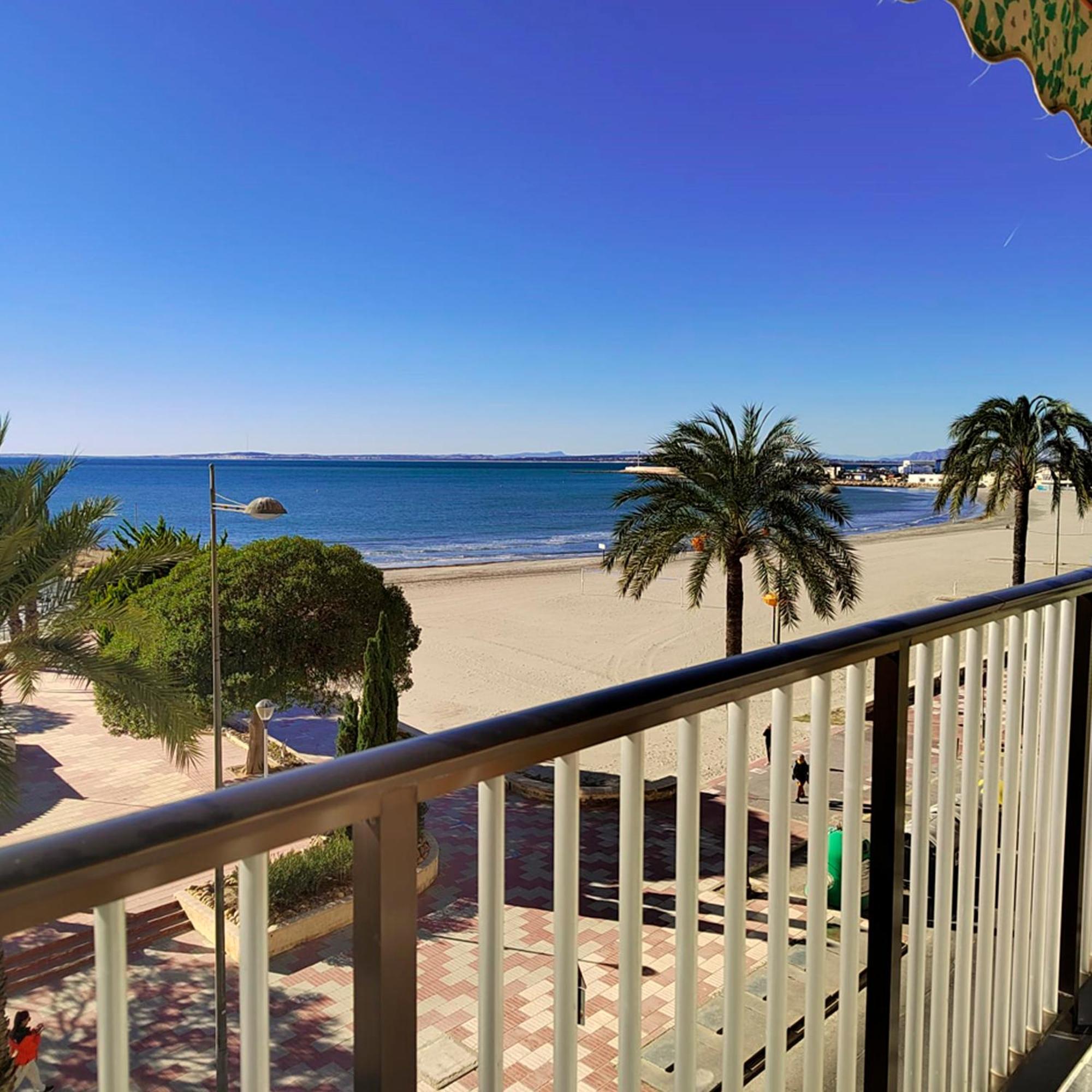 Apartamento Santa Pola Primera Linea De Playa 外观 照片